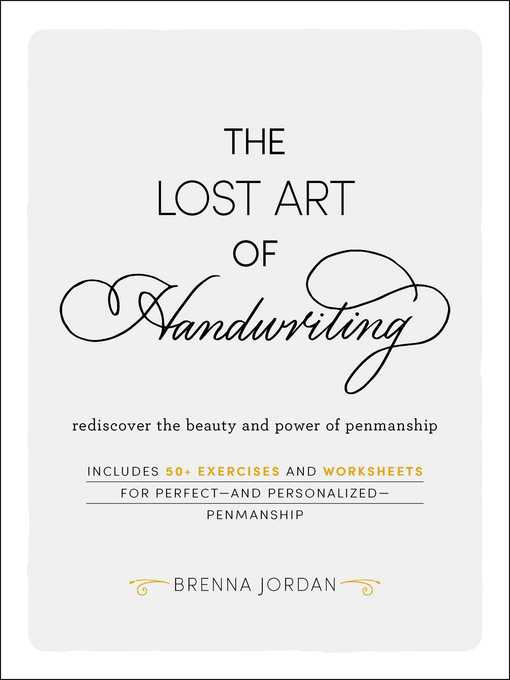 Title details for The Lost Art of Handwriting by Brenna Jordan - Wait list